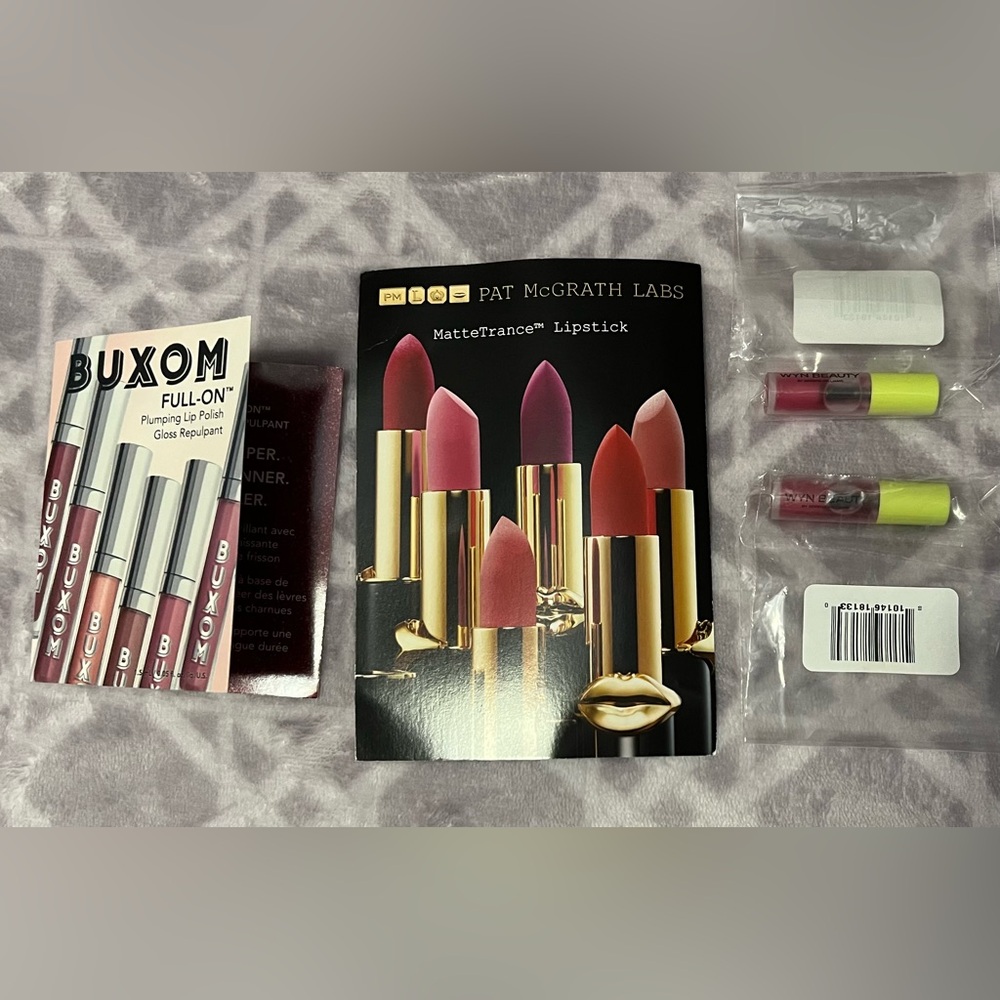 Buxom, Pat McGrath, and WYN Beauty Lip Care Bundle - treat yourself!